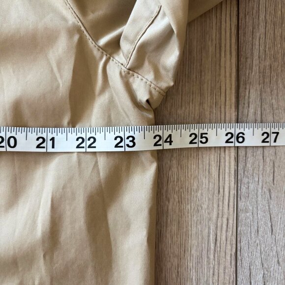 Michael Kors Single-Breasted Water Resistant Tan Khaki Mens Trench Coat Size L - Picture 5 of 13